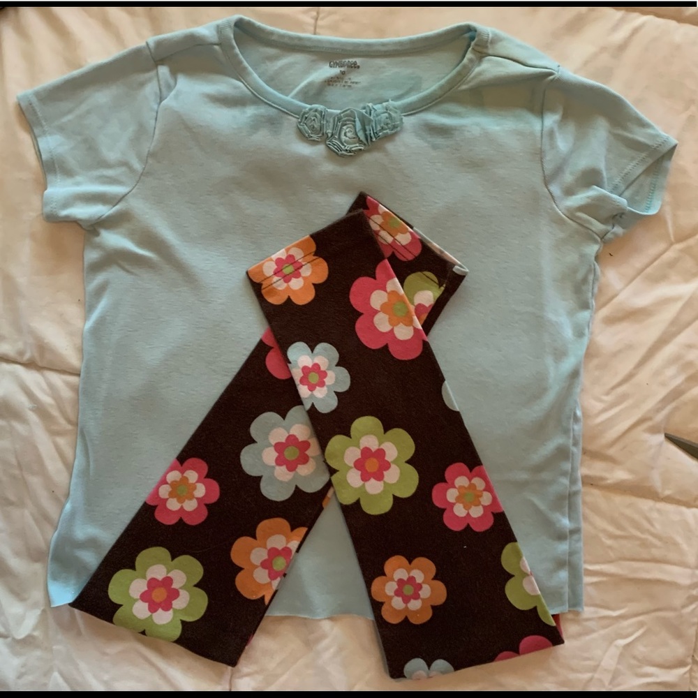 “GYMBOREE” Girls Blouse & Pant Set       Sz 10